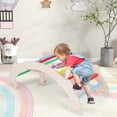 thumbnail image 4 of Gymax 4-in-1 Rocking Horse Climber w/ Arch Climber Crawling Tunnel for Boys & Girls, 4 of 10