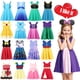 thumbnail image 2 of Disney-vestido de Frozen para niña, disfraz de Rapunzel, sirena, Ariel, Cenicienta, Princesa, ropa informal de verano, 2 of 5