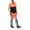 Tricolor Orange, variant on Men's Tri-Colored Track Suit Set ST5010-523 - Orange - Large