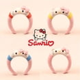 thumbnail image 2 of Sanrio Plush Ears Hello Kitty Headbands Girl Kawaii Kuromi Hairband Women Cartoon Anime Hair Accessories Kids Birthday Xmas Gift, 2 of 10