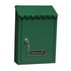 thumbnail image 1 of Buzón de metal inoxidable para correo, 2 llaves, para casa y oficina Verde, 1 of 8