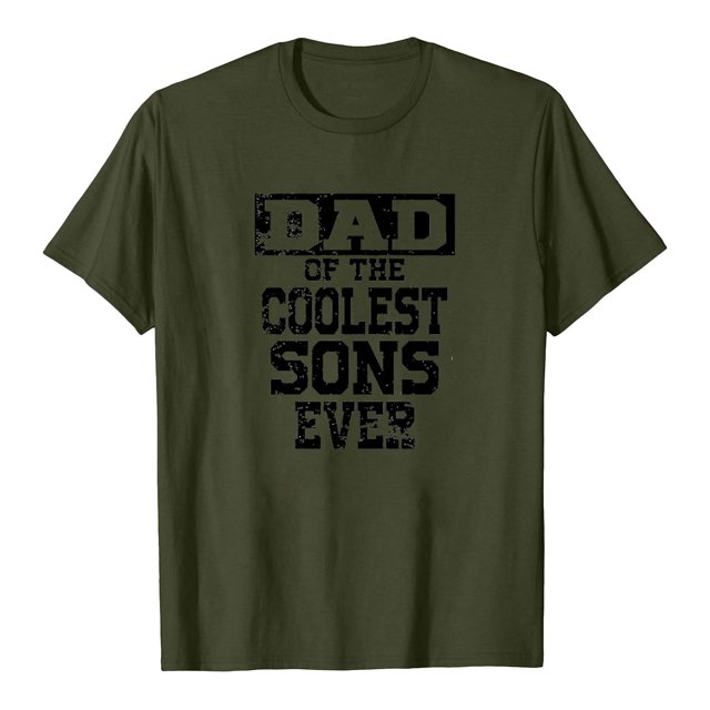 Camiseta del día del padre Camiseta de manga corta con estampado de letras de verano para hombre y mujer Regalo para el padre Pompotops hfajkhk132091