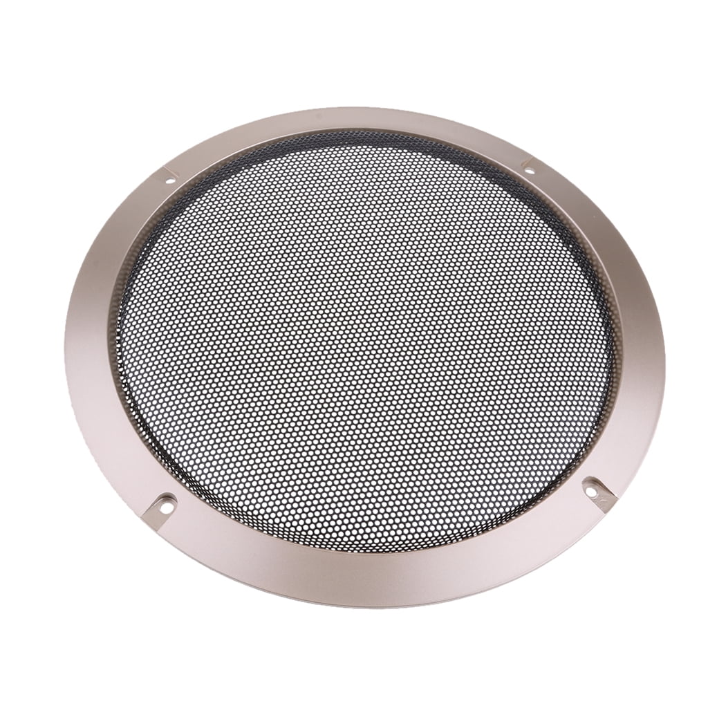 8'' Gold Speaker Decorative Circle SubWoofer Grill Cover Guard