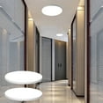 thumbnail image 1 of Waterproof Ceiling Light 9 Inch 18W 2 Pack Acrylic Recessed Mount Dirt Tight Insect Proof for Kitchen Bathroom Fire Proof Plastic Safe Easy Install 23x23x2cm Bright Energy Efficient White Housing, 1 of 8