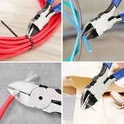 Wire Cutters 2 Pack 6 Inch Wire Cutters Set Spring Loaded Wire Snips Diagonal Cutting Pliers Dikes Precision Wire Clippers Small Flush Cutter for Cutting Wires,Electronics,Cables,Jewelry