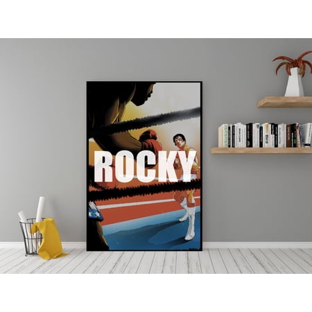 POSTER Rocky Movie Poster - High Quality Wall Art - Room Decor - Rocky (1976) Classic Movie Poster for Gift - Mult-Size-NO FRAME