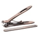 thumbnail image 1 of SZQHT Cortaúñas con apertura de mandíbula ultra ancha, cortaúñas para uñas gruesas, cortador para manicura encarnada, kit de pedicura para hombres y mujeres (bronce), 1 of 5