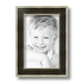 thumbnail image 2 of ArtToFrames 6" x 9" Black Panel With Silver Lip Picture Frame, 6x9 inch Multi Wood Poster Frame (WOM-5093),  Pack, 2 of 7