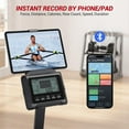 thumbnail image 6 of M optimized Water Rowing Machines for Home, 380 Lbs Capacity Rower Machine with Digital Monitor, Wide Ergonomic Seating and Tablet Holder, App Compatible, 6 of 7