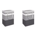 thumbnail image 1 of 2X Bolsa para Cesto de Ropa Sucia de 75 L, Cestos de Lavado Impermeables, Cesto de Ropa Sucia Plegable con Asas Extendidas para Juguetes de Ropa, A, 1 of 5