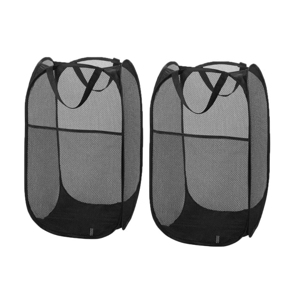 Popup Mesh Laundry Basket, Collapsible and Portable Clothes Washing