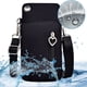 thumbnail image 4 of Bolso pequeño para teléfono móvil para mujer, brazalete deportivo de tela Oxford, correa de hombro ajustable, riñonera cruzada, bolso para correr (con conector para auriculares), 4 of 5