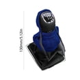 thumbnail image 3 of Cubierta de la palanca de cambios del coche de tela Perilla de la palanca de cambios Sudaderas con capucha Decoración interior del automóvil (Azul) Sywqhk Accesorios para autos y motos, 3 of 5