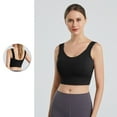 thumbnail image 2 of Yoga Bra for Home and Yoga - Solid Color Sports Bra Vest with Fixed Shape Support and Versatile Wear for All Seasons, 2 of 6
