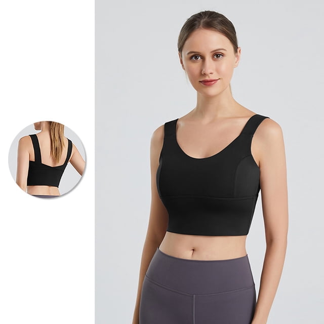 Yoga Comfort Sports Bra for Home and - Supportive Fixed-Shape Vest for Workout and Yoga Practice