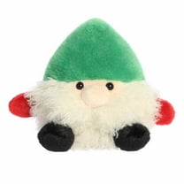 Aurora - Mini Green Festive Stuffed Animal - 5" Gnick Gnome - Palm Pals