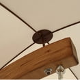 thumbnail image 5 of Leisure Season Wood Patio Swing Chaise Lounge With Umbrella, 5 of 7
