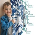 thumbnail image 3 of Blackout Kids Curtains,Colorful Tie Dye Pattern Childrens Insulated Curtains Set Of 2,Bedroom Essentials,Toddler Room Decor 42"x54", 3 of 5