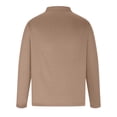 thumbnail image 3 of Shirts for Men,Long Sleeve Shirts for Men,Fashion Men Casual Solid Color Long Sleeve Turndown Collar Blouse Shirt,Mens Long Sleeve Shirt,Mens Shirts Long Sleeve, 3 of 4
