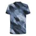 thumbnail image 4 of ZCFZJW Men's Tie Dye T-Shirt Lightweight Oversized Gradient Color Short Sleeve T-Shirt Summer Casual Crew Neck Loose Fit Tee Shirts Navy L, 4 of 5