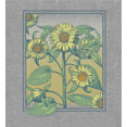 thumbnail image 2 of Sunflower Frame Crew Neck Short Sleeve Adult T-shirt-XS-Heather Gray, 2 of 3