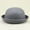 Grey, variant on Women Wool Bowler Hats Elegant Rolled Brim Panama Hat Solid Bucket Hat Classic Top Hats Fedora Cap