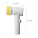 thumbnail image 3 of Teissuly 1Pcs Electric Spin Scrub-BER Rechargeable Cleaning Tools, Cordless Power Scrubber Electric Cleaning Brush with 5 Brush Heads, Electric Scrub-BER Suitable for Bathroom Wall Kitchen White, 3 of 9