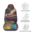 thumbnail image 4 of Yiaed Rainbow Scales Fantasy Dragon Print Car Seat Covers,Universal Auto Seats Protector Fits for Car,SUV Sedan,Truck,Automotive Seat Covers & Accessories, 4 of 5