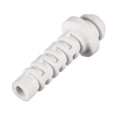 thumbnail image 3 of 10pcs 3mm Inner Dia Strain Relief Cord Boot Protector Power Tool Hose White, 3 of 4