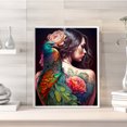 thumbnail image 4 of Pintura de diamante 5D DIY completo taladro redondo chica Kit arte decoración del hogar (A2693), 4 of 9