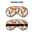 thumbnail image 2 of Xecao Hawaiian Pineapples And Hibiscus Flowers for Soft Fluffy Sleeping Blindfold, Nap eye cover tailored for the utmost comfort for girls, women, kids, and adults., 2 of 7
