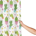 thumbnail image 4 of XMXT Waterproof Shower Curtain Liner with Iron Hooks, Cartoon Cactus Print Shower Curtains for Bathroom Decor Accessories, 72 x 72 inches, 4 of 8