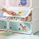 thumbnail image 4 of SONGMICS Estantería Modular Infantil de 6 Cubos, Zapatero Infantil, 43 x 31 x 105 cm, Armario Modular, para Ropa, Juguetes, Blanco, 4 of 5