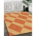 thumbnail image 2 of Ahgly Company Indoor Square Patterned Cantaloupe Orange Area Rugs, 8' Square, 2 of 6