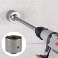 thumbnail image 2 of Sylvtty Electric Drill Hole Opener 30-160m Concrete Wall Hole Saw Hammer Drill Bit Multifunctional Air Conditioning Professional Hole Opening Equipment, 2 of 7