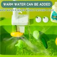 thumbnail image 6 of Ealing Kids Kitchen Sink Toys Playset with Running Water,23Pcs Accessories Pretend Play Kitchen Dishwasher Toy for Toddlers, Green, 6 of 9