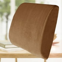 Bookishbunny Comfortable Temperature Proof Memory Foam Lumbar Back Support Cushion Sciatica Pain Relief