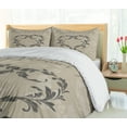 thumbnail image 5 of Ambesonne Victorian Duvet Cover Sets, Valentine's Day Taupe, 2-Queen, Taupe Tan, 5 of 7