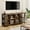 Rustic Brown, variant on Roromall 62" Industrial 8-Cube Storage Organizer with 3-Tier Metal Horizontal Bookcase, Long Low Console Shelf for Entryway, Living Room