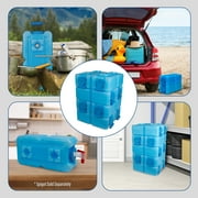 WaterBrick Stackable 3.5 Gallon Blue Water & Food Storage Container - 8 Pack