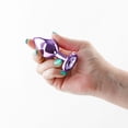 thumbnail image 2 of Rear Assets Metal Anal Plug Small Purple, 2 of 2