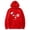 Red, variant on Plcasen Dog Mom Hoodies Women Dogs Paw Graphic Sweatshirts Hooded Pullover Pets Lovers Tops