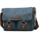 thumbnail image 1 of Bolso de hombro de lona vintage Bolso de hombro unisex Bolso de mensajero de lona para hombres / mujeres, bolsos de hombro para iPad de 7.9 pulgadas, para el trabajo, la universidad, los viajes, los deportes Azul L ACTIVE Biensenido a ACTIVE, 1 of 5