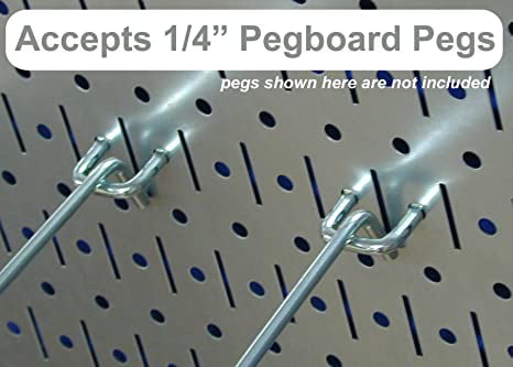 Pegboard Wall Control Organizer 4 FT Metal Storage Standard Tool Black 30WRK400B 