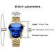 thumbnail image 3 of BINBANG Men's Multifunctional Waterproof Steel Band Quartz Watch, 3 of 4