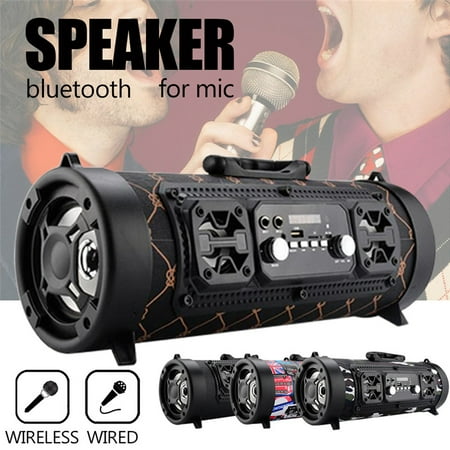 Super Component (FM Portable bluetooth Speaker Wireless Stereo Loud Super Bass Sound Aux USB TF ❤HI-FI❤Outdoor/Indoor Use❤Best Christmas Wireless Speakers gift❤3)