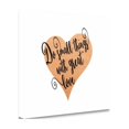 thumbnail image 2 of Tangletown Fine Art 'Small Things Great Love Pink' Textual Art on Wrapped Canvas, 2 of 2