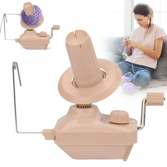 Yarn Ball Winder, Yarn Winder Fiber Yarn String Ball Winder Holder Hand Operated, String Winder for Crochet Easy to Install, Ideal for Knitting Enthusiasts