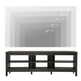 Wampat TV Stand for 75 inch TV Entertainment Center Media Console Wood Storage for