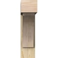thumbnail image 2 of Ekena Millwork 8"W x 30"D x 30"H Thorton Block Rough Sawn Bracket w/ Offset Brace, Douglas Fir, 2 of 25